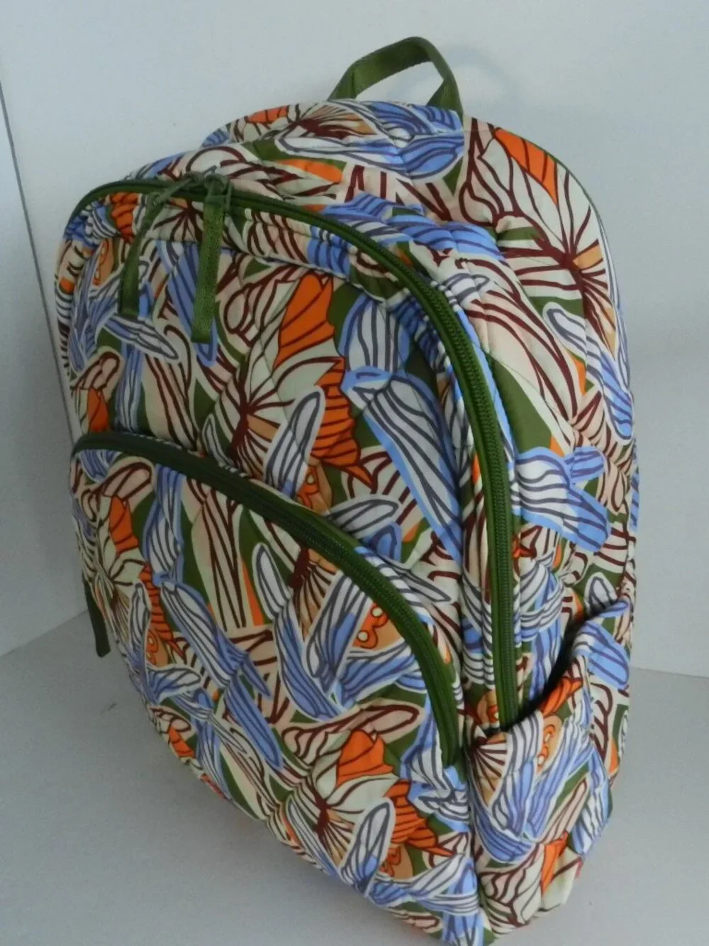 Vera Bradley Ultralight Essential LARGE Backpack Laptop Bag in Dragon Fly